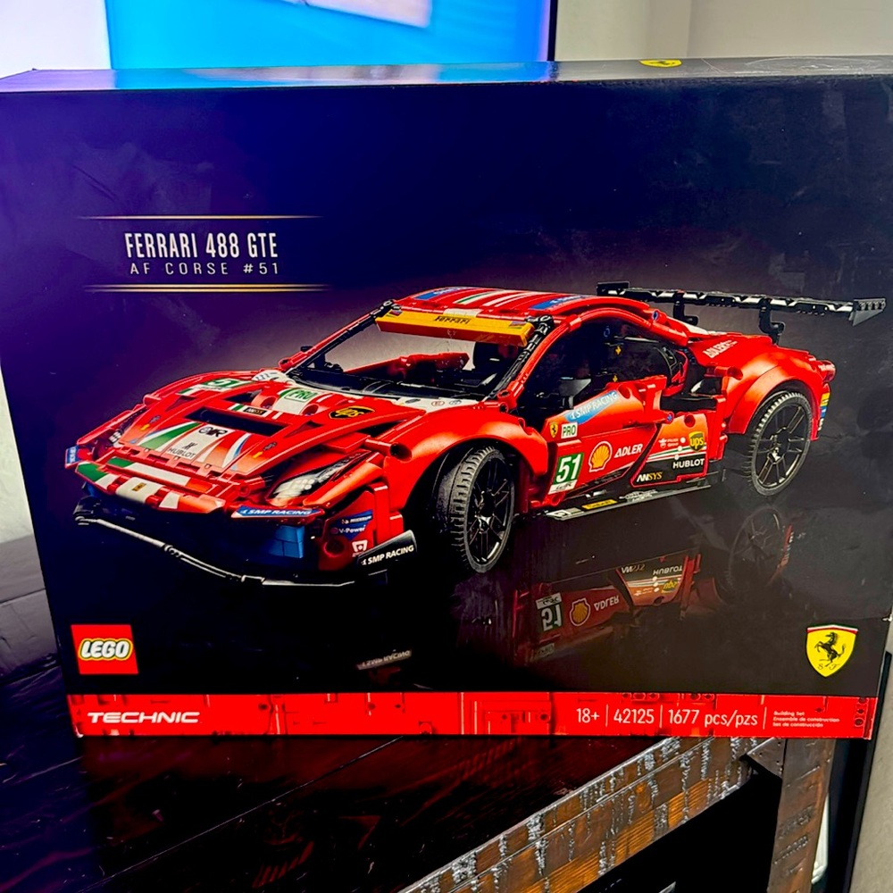 LEGO Technic Ferrari 488 GTE “AF Corse #51” 42125 - Collectors Set for Adults